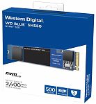 Твердотельный накопитель Western Digital WD Blue NVMe 500 ГБ M.2 WDS500G2B0C