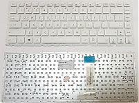 Клавиатура для ноутбука Asus X451 белая, без рамки