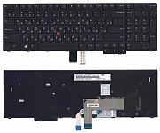 Клавиатура для ноутбука Lenovo ThinkPad E570, E575 черная, с джойстиком