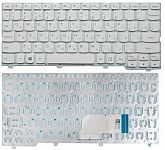 Клавиатура для ноутбука Lenovo Ideapad 100S-11IBY белая, без рамки