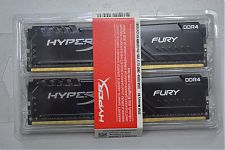 Оперативная память DDR4 DIMM 16x2GB PC-25600 HyperX Fury (KF432C16BBK2/32)