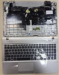 Клавиатура для ноутбука Samsung NP270E5E, NP270E5V, NP270E5J, NP270E5G, NP270E5U черная, верхняя пан