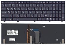 Клавиатура для ноутбука Lenovo IdeaPad Y500, Y510p, Y590 черная, с рамкой, с подсветкой